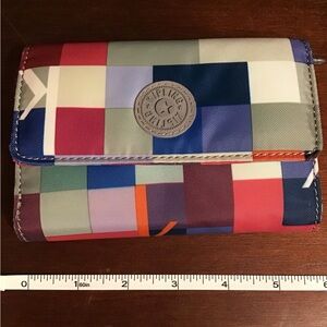 Kipling Multicolor Checkered Wallet